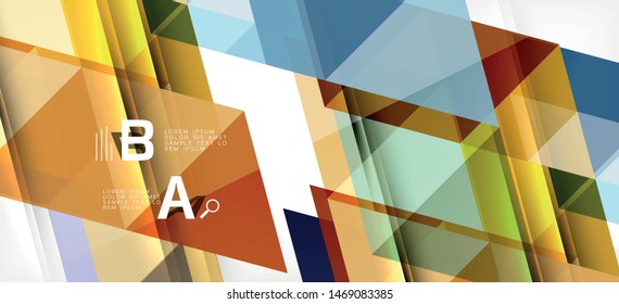 Abstract concept triangle graphic element. Technology background. Banner, poster template. Art vector background futuristic design.
