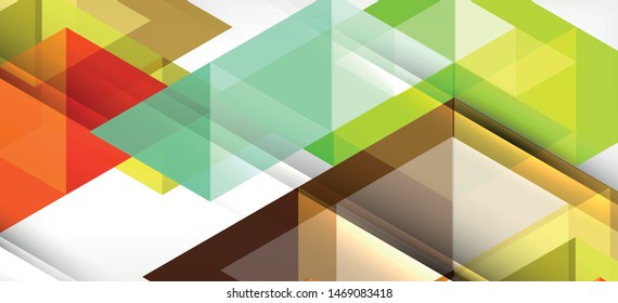 Abstract concept triangle graphic element. Technology background. Banner, poster template. Art vector background futuristic design.