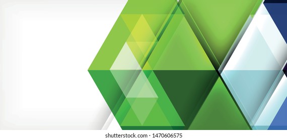 Abstract concept triangle graphic element. Technology background. Banner, poster template. Art vector background futuristic design.