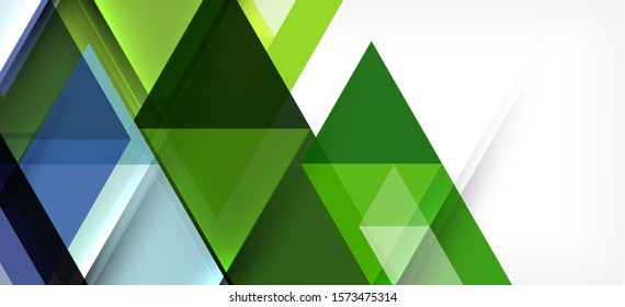 Abstract concept triangle graphic element. Technology background. Banner, poster template. Art vector background futuristic design.