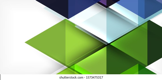 Abstract concept triangle graphic element. Technology background. Banner, poster template. Art vector background futuristic design.