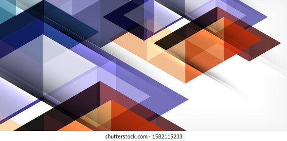 Abstract concept triangle graphic element. Technology background. Banner, poster template. Art vector background futuristic design.