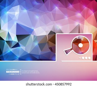 Abstract concept vector background. For illustration template design, creative business infographic, page, web, brochure, banner, presentation, booklet, document.