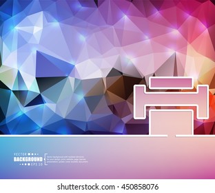 Abstract concept vector background. For illustration template design, creative business infographic, page, web, brochure, banner, presentation, booklet, document.