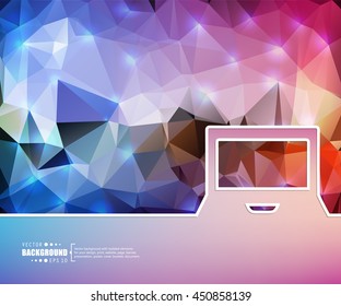 Abstract concept vector background. For illustration template design, creative business infographic, page, web, brochure, banner, presentation, booklet, document.