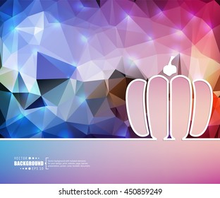 Abstract concept vector background. For illustration template design, creative business infographic, page, web, brochure, banner, presentation, booklet, document.