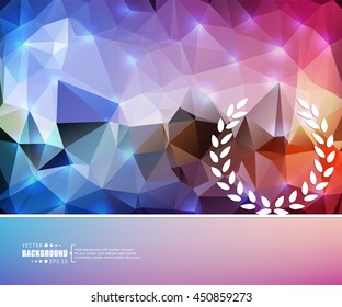 Abstract concept vector background. For illustration template design, creative business infographic, page, web, brochure, banner, presentation, booklet, document.
