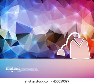 Abstract concept vector background. For illustration template design, creative business infographic, page, web, brochure, banner, presentation, booklet, document.