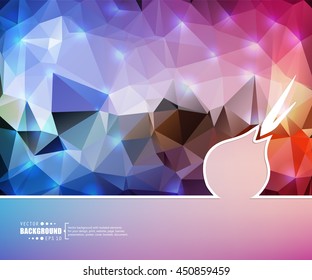 Abstract concept vector background. For illustration template design, creative business infographic, page, web, brochure, banner, presentation, booklet, document.