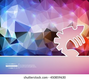 Abstract concept vector background. For illustration template design, creative business infographic, page, web, brochure, banner, presentation, booklet, document.