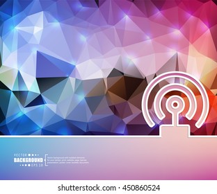 Abstract concept vector background. For illustration template design, creative business infographic, page, web, brochure, banner, presentation, booklet, document.