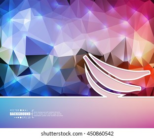 Abstract concept vector background. For illustration template design, creative business infographic, page, web, brochure, banner, presentation, booklet, document.