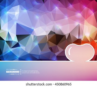 Abstract concept vector background. For illustration template design, creative business infographic, page, web, brochure, banner, presentation, booklet, document.