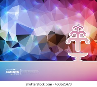Abstract concept vector background. For illustration template design, creative business infographic, page, web, brochure, banner, presentation, booklet, document.