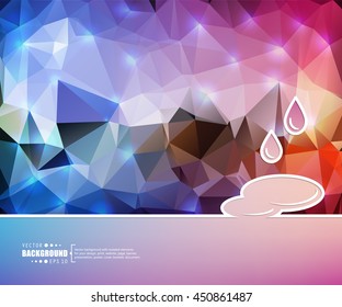 Abstract concept vector background. For illustration template design, creative business infographic, page, web, brochure, banner, presentation, booklet, document.