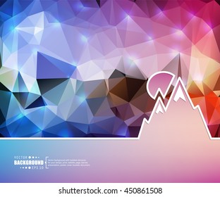 Abstract concept vector background. For illustration template design, creative business infographic, page, web, brochure, banner, presentation, booklet, document.