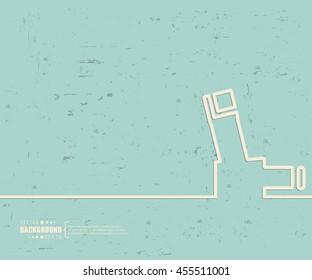 Abstract concept vector background. For illustration template design, creative business infographic, page, web, brochure, banner, presentation, booklet, document.
