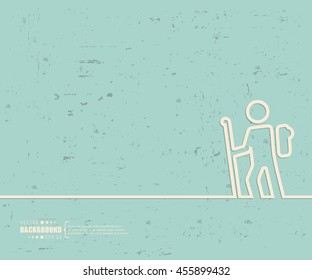 Abstract concept vector background. For illustration template design, creative business infographic, page, web, brochure, banner, presentation, booklet, document.