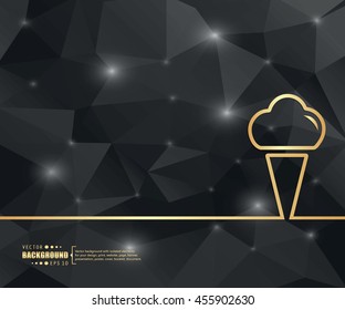 Abstract concept vector background. For illustration template design, creative business infographic, page, web, brochure, banner, presentation, booklet, document.