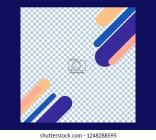 Abstract concept vector empty speech square quote text bubble. For web and mobile app isolated on background