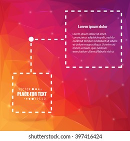 Abstract concept vector empty speech square quote text bubble. For web and mobile app isolated on background, illustration template design, creative presentation, business infographic social media.