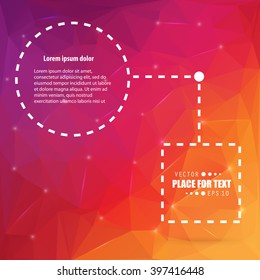 Abstract concept vector empty speech square quote text bubble. For web and mobile app isolated on background, illustration template design, creative presentation, business infographic social media.