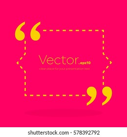 Abstract Concept Vector Empty Speech Square Stock Vector (Royalty Free ...