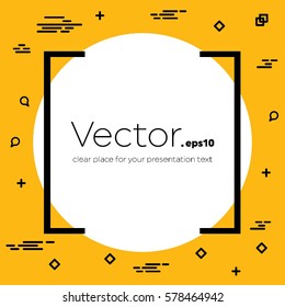 Abstract concept vector empty speech square quote text bubble. For web and mobile app isolated on background, illustration template design, creative presentation, business infographic social media.