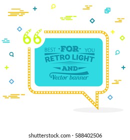 Abstract concept vector empty speech square quote text bubble. For web and mobile app isolated on background, illustration template design, creative presentation, business infographic social media.