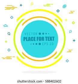 Abstract concept vector empty speech square quote text bubble. For web and mobile app isolated on background, illustration template design, creative presentation, business infographic social media.