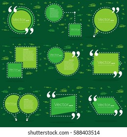Abstract concept vector empty speech square quote text bubble. For web and mobile app isolated on background, illustration template design, creative presentation, business infographic social media.
