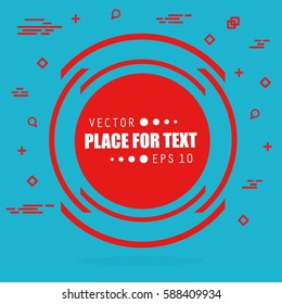 Abstract concept vector empty speech square quote text bubble. For web and mobile app isolated on background, illustration template design, creative presentation, business infographic social media.