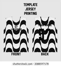 abstract concept vector jersey pattern template for printing or sublimation sports uniforms football volleyball basketball e-sports cycling and fishing