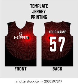 abstract concept vector jersey pattern template for printing or sublimation sports uniforms football volleyball basketball e-sports cycling and fishing