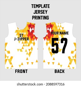 abstract concept vector jersey pattern template for printing or sublimation sports uniforms football volleyball basketball e-sports cycling and fishing