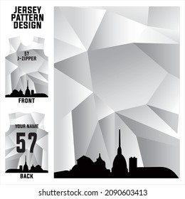 abstract concept vector jersey pattern template for printing or sublimation sports uniforms football volleyball basketball e-sports cycling and fishing