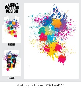 abstract concept vector jersey pattern template for printing or sublimation sports uniforms football volleyball basketball e-sports cycling and fishing