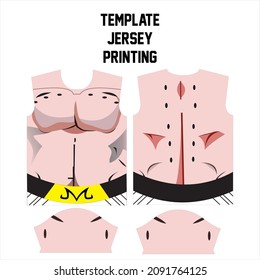 abstract concept vector jersey pattern template for printing or sublimation sports uniforms football volleyball basketball e-sports cycling and fishing