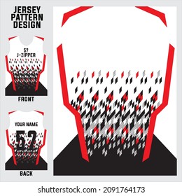 abstract concept vector jersey pattern template for printing or sublimation sports uniforms football volleyball basketball e-sports cycling and fishing
