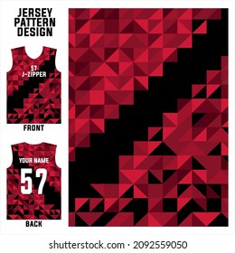 abstract concept vector jersey pattern template for printing or sublimation sports uniforms football volleyball basketball e-sports cycling and fishing