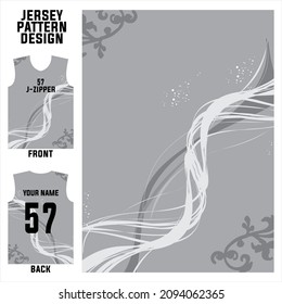 abstract concept vector jersey pattern template for printing or sublimation sports uniforms football volleyball basketball e-sports cycling and fishing
