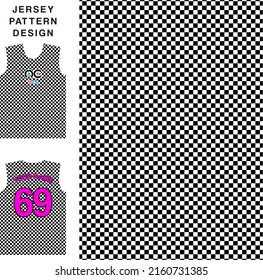 Abstract concept vector jersey pattern template for printing or sublimation sports uniforms football, volleyball, basketball, e-sports, cycling and fishing. Free Vector.