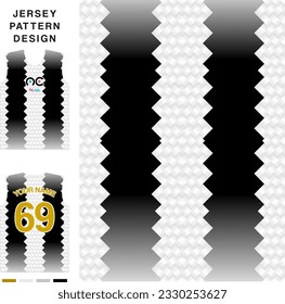 Abstract concept vector jersey pattern template for printing or sublimation sports uniforms football volleyball basketball e-sports cycling and fishing Free Vector.