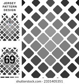 Abstract concept vector jersey pattern template for printing or sublimation sports uniforms football volleyball basketball e-sports cycling and fishing Free Vector.