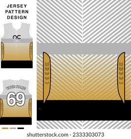 Abstract concept vector jersey pattern template for printing or sublimation sports uniforms football volleyball basketball e-sports cycling and fishing Free Vector.