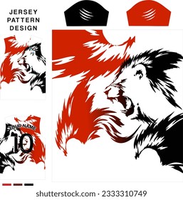 Abstract concept vector jersey pattern template for printing or sublimation sports uniforms football volleyball basketball e-sports cycling and fishing Free Vector.