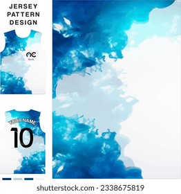 Abstract concept vector jersey pattern template for printing or sublimation sports uniforms football volleyball basketball e-sports cycling and fishing Free Vector.