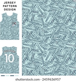 Abstract concept vector jersey pattern template for printing or sublimation sports uniforms football volleyball basketball e-sports cycling and fishing Free Vector.