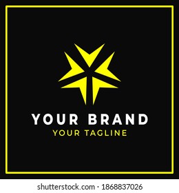 Abstract concept vector logo design template