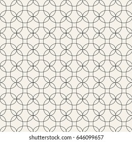 Abstract concept vector monochrome geometric pattern. Black and white minimal background. Creative illustration template. Seamless stylish texture. For wallpaper, surface, web design, textile, decor.